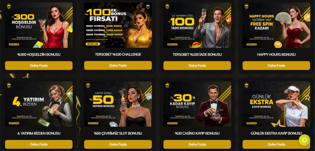 tersobet bonusları